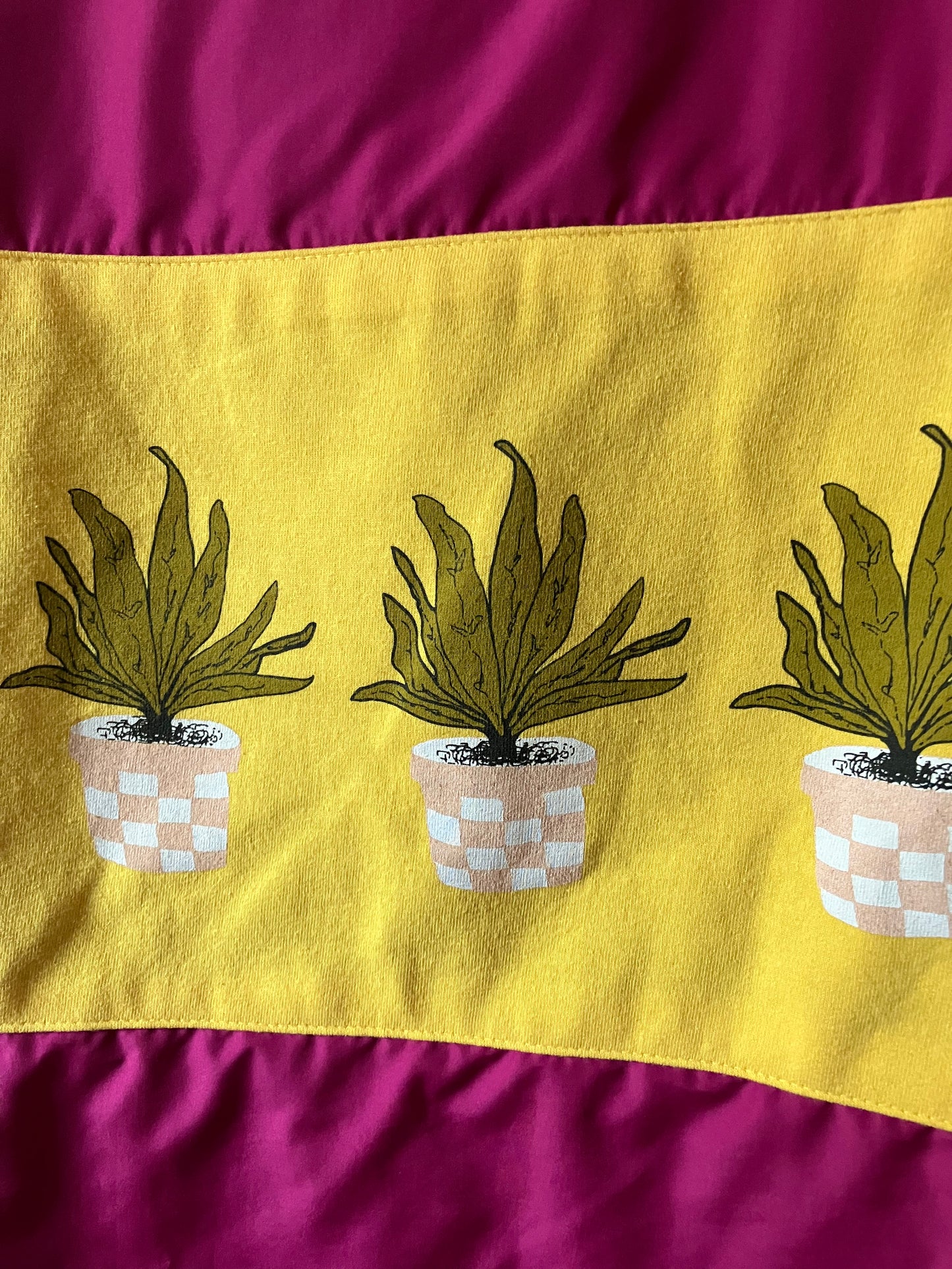 plant zip vest