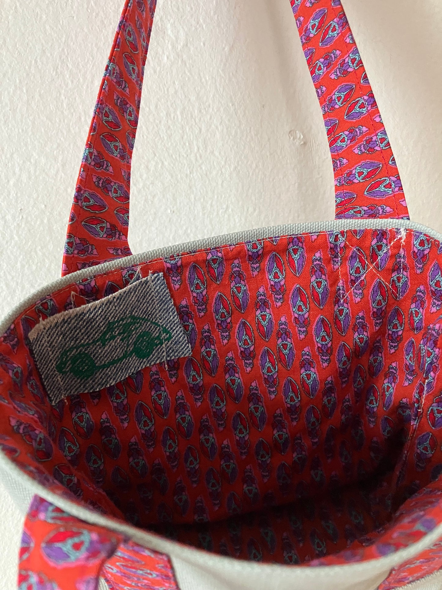 pink or blue beetle mini totes