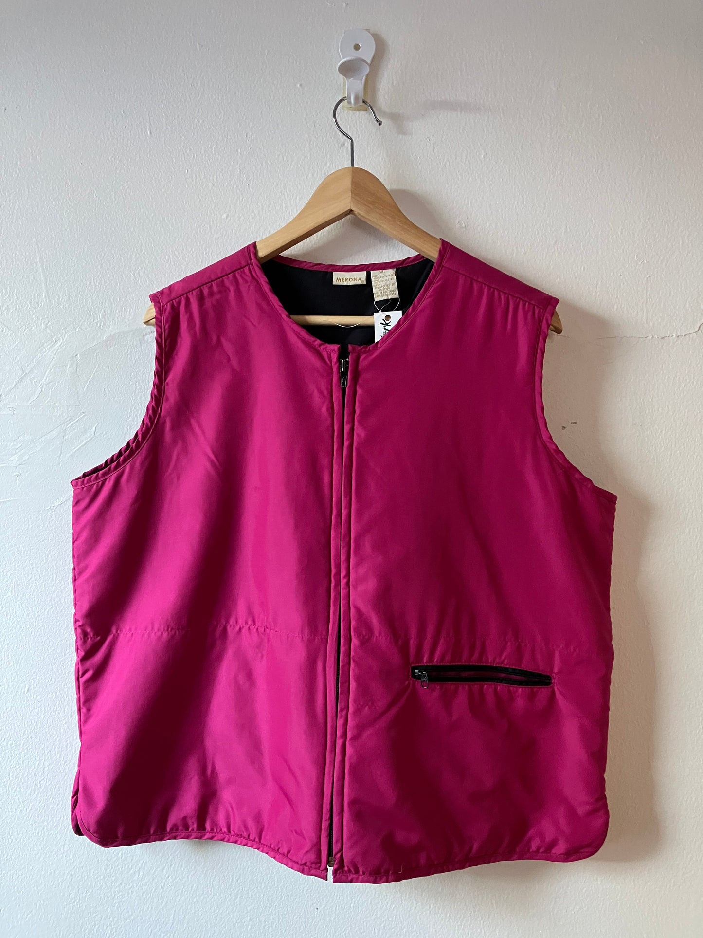 plant zip vest