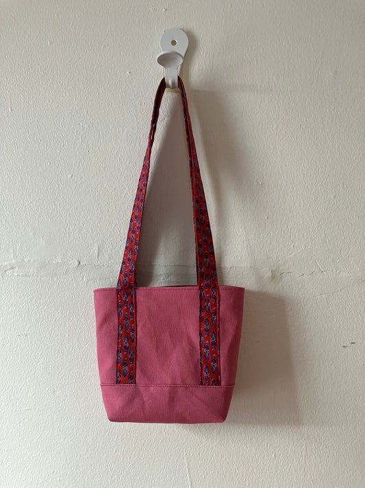 pink or blue beetle mini totes
