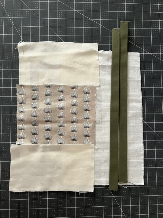 mini tote / garlic & cream